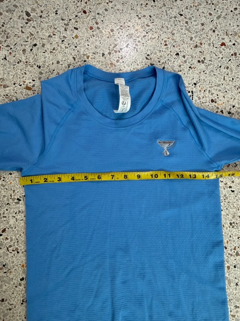 New Lululemon pool party blue swiftly tech long sleeve shirt waist 4